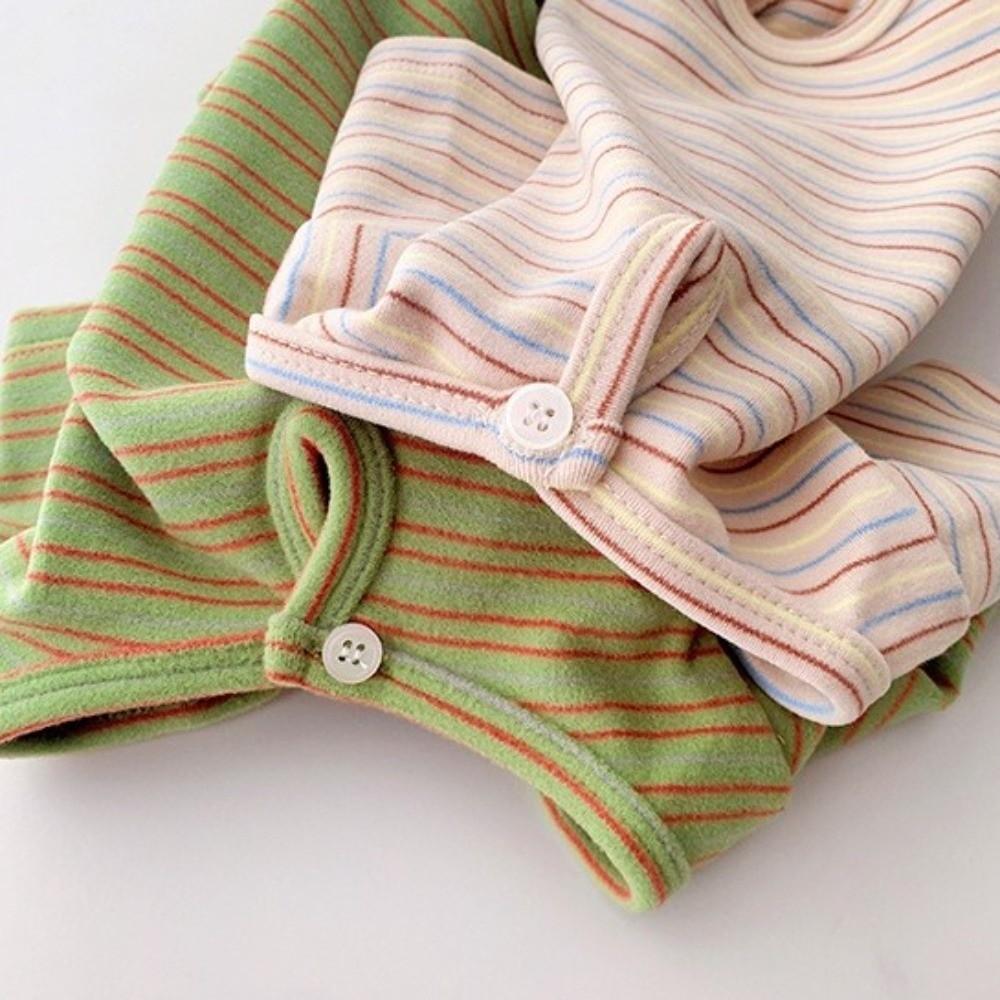 Soft Dog Striped Jumpsuit Four-legged Comfortable Pet Bottoming Shirt Warm Dog Pajamas Spring Autumn