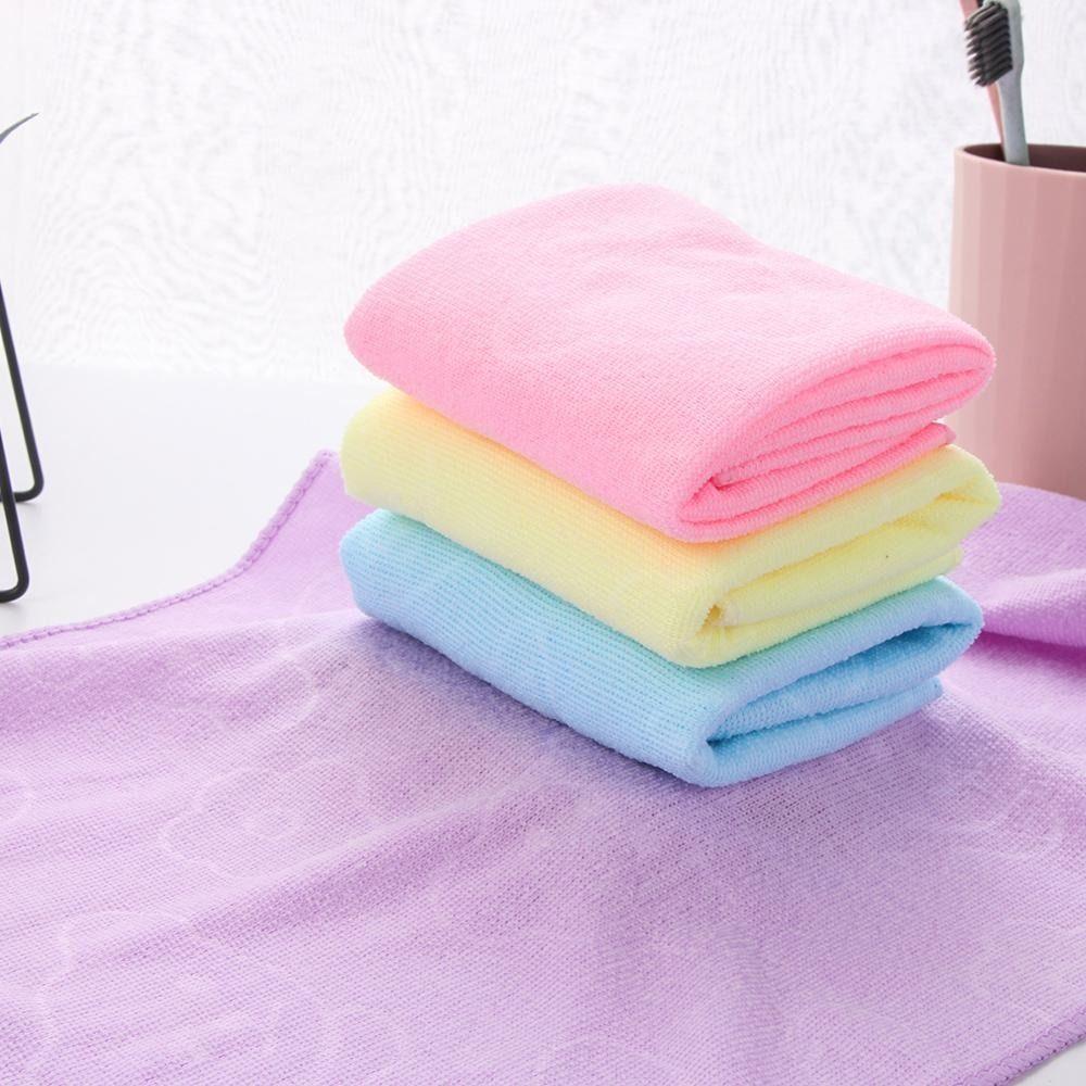 Soft Dry Body Bath Towels Microfiber Bear Shape Shower Cloth Antibacterial 30*70CM Soft Absorbent Towel Household Supplies