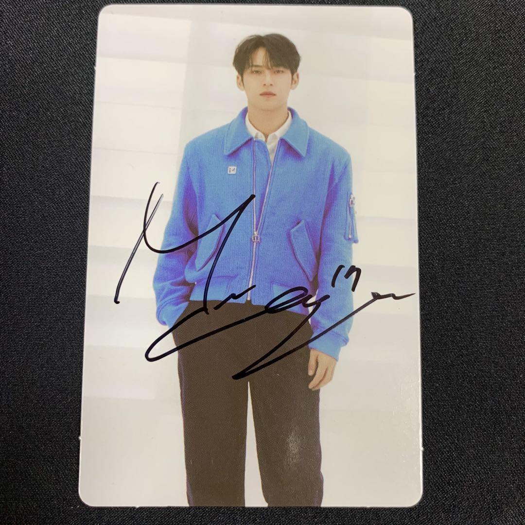 

[USED] Handwritten autograph SEVENTEEN FOLLOW MINGYU