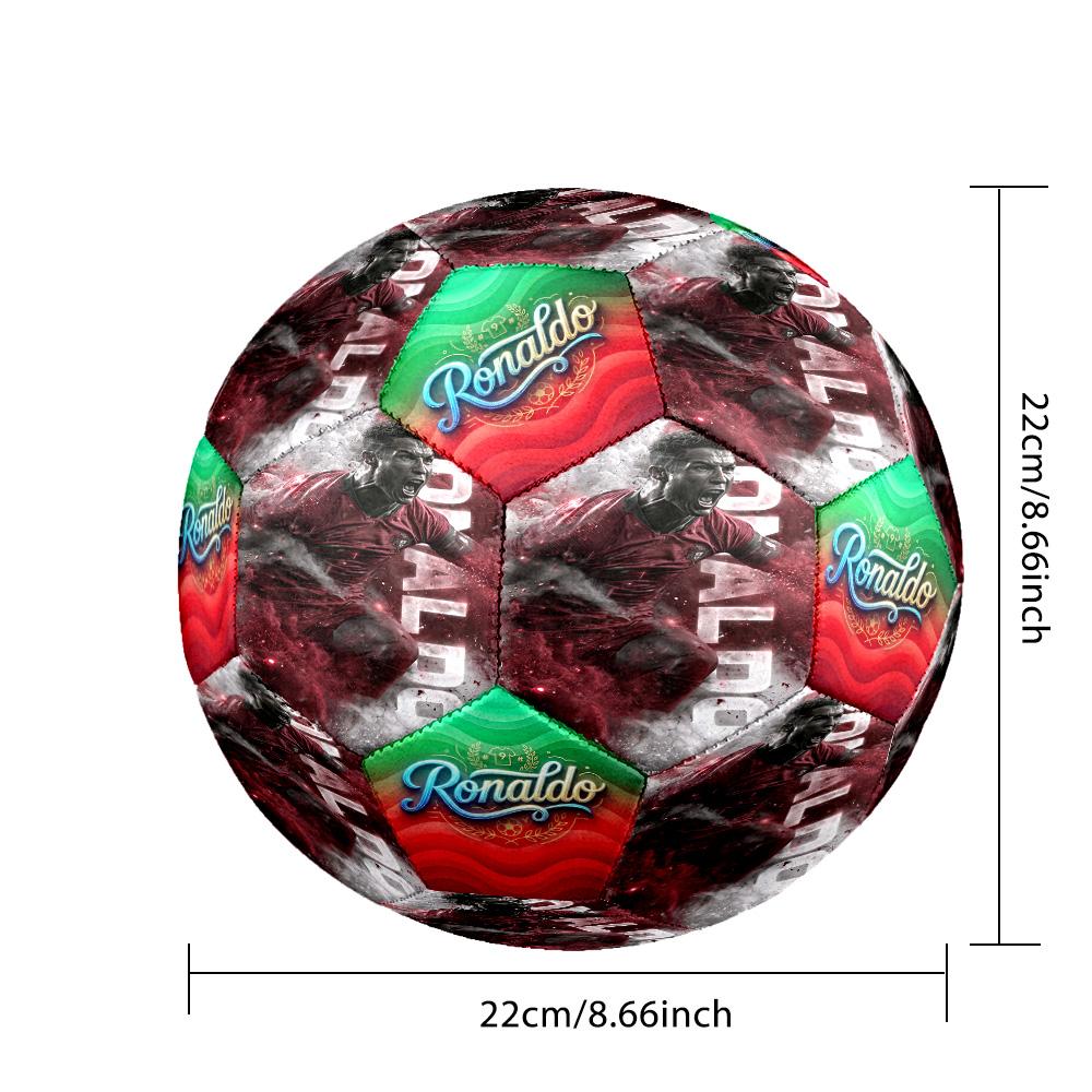 Ronaldo's Dybala's Number Jersey Size 5 Soccer Ball Machine-Stitched Indoor/Outdoor Training and Matches Ideal for Soccer Enthusiasts
