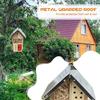 Wooden Insect House Insect Hotel for Bee Butterfly Ladybirds Beneficial Insect Habitat Bug Hotel Garden Hanging on Tree Wall