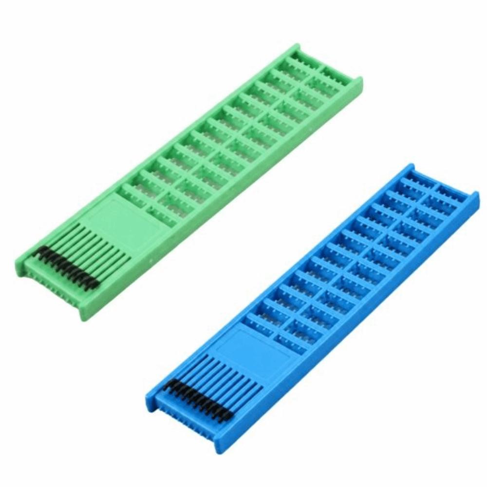 2PCS Plastic Fishing Leader Line Board Double-Sided Fishing Line Holder  for Fishing Rigs