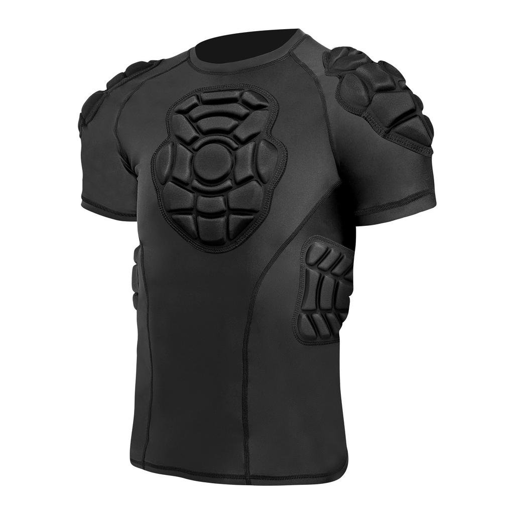 Anti-collision Long-sleeved Football Goalkeeper Suit, Football Suit, Ski Hip Protection, Chest Protection, Basketball Sports Training Suit.