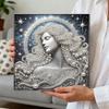 Damen DIY Perlen Diamant Kunst Kits Mit Rahmen Diamant Punkte Malereien Bild Kunsthandwerk für Erwachsene/Anfänger Geschenk Heimdeko