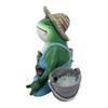 Meditations Frogs Gardener Statue For Serenes Living Room Garden Decoration Waterproof Resin Craft Figurine Ornament HX6C