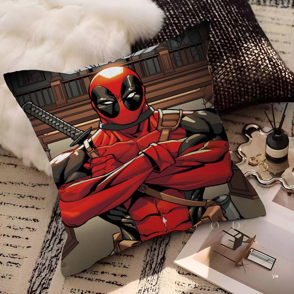 Action Movie D-Deadpools Stitch Lucky Dragon pillow cover sofa cushion cover home room decoration children gift