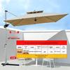 Roman Outdoor Sunshade: Large Camping, Beach, Courtyard, Stall, and Advertising Umbrella