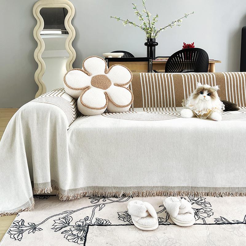 High-end Chenille Sofa Towel New Cushion Cover Blanket Full All-inclusive Universal Cover