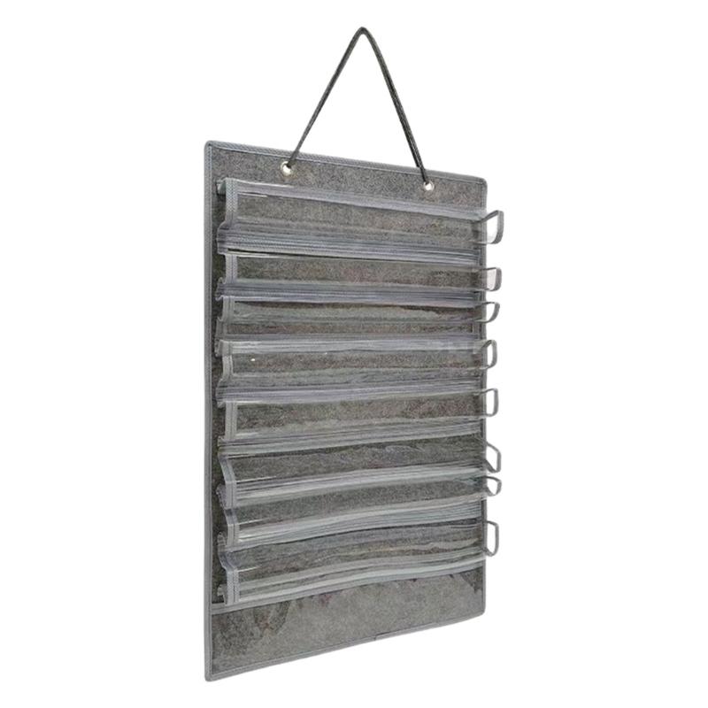 Karate Belt Holder Wall Mounted Multilevel Dust Protectors Organizers Accessory for 8 Belts and Medals Display Rack