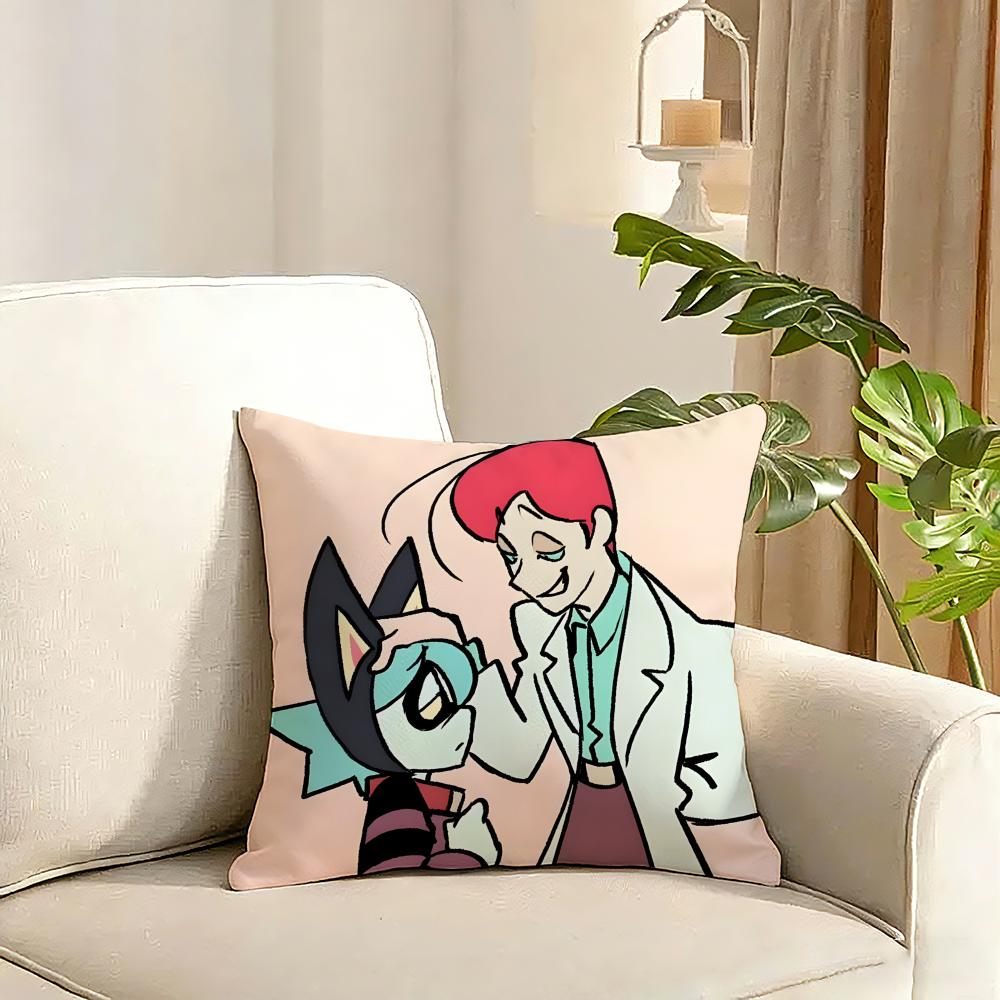 Psychocuties Mimi Cushion Cover Reversible Plush Pillow Cover Soft Fluffy Home Decor for Sofa Bedroom