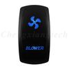 12V 20A Blue Led Car Boat Laser Rocker Switch ON OFF (ON) OFF ON OFF ON (ON) OFF ON (ON) OFF (ON) Waterproof