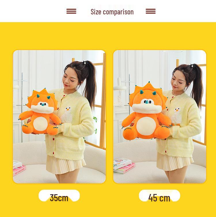 Super Soft Small Triceratops Plush Dinosaur Doll - Ideal Gift for Kids