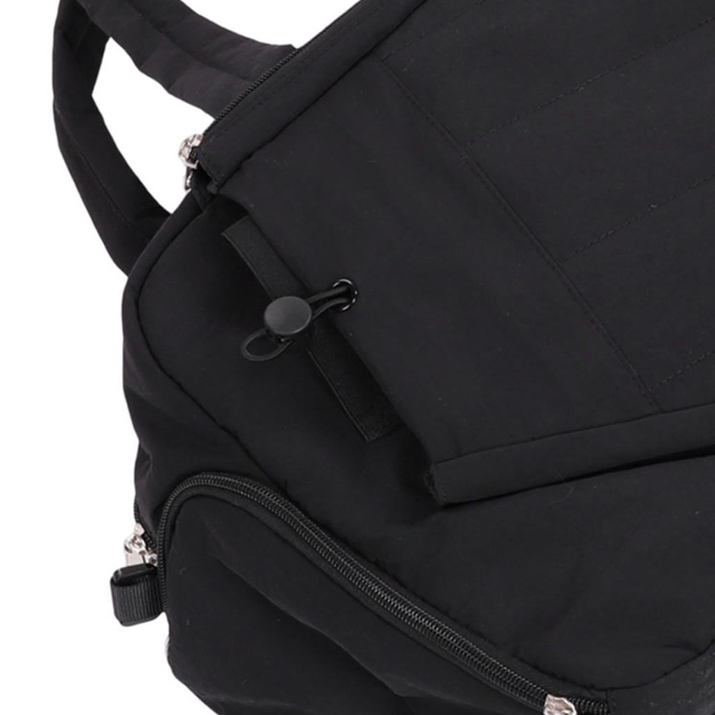 Tennis Bag with Shoe Compartment Shoulder Strap 42L Large Capacity Waterproofing Badminton Bag Handbag for Gym Black