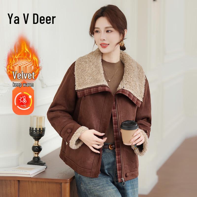 Yalu Women's Fleece-Lined Winter Jacket