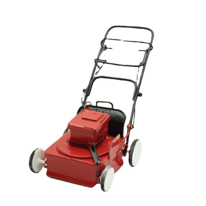 Portable Dollhouse Miniature Lawn Mower Educational Toy for Mini Yard