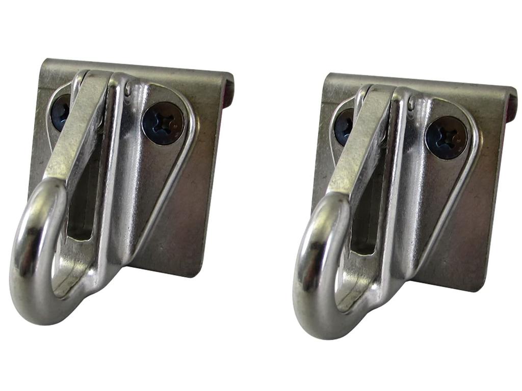 BRIGHTZ Stainless Steel Torii Gate Hooks for Toyota Hijet Trucks and 211 and Multi-Purpose (2-Piece Set) 200, 201, 210, (OTHER-SMA-036-2PC) (S200P,