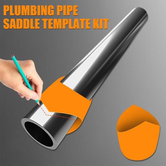 Precision Pipe Saddle Template Cutting Guide High Accurate Easy To Use Universal Plumbing Pipe Saddle Template Kit