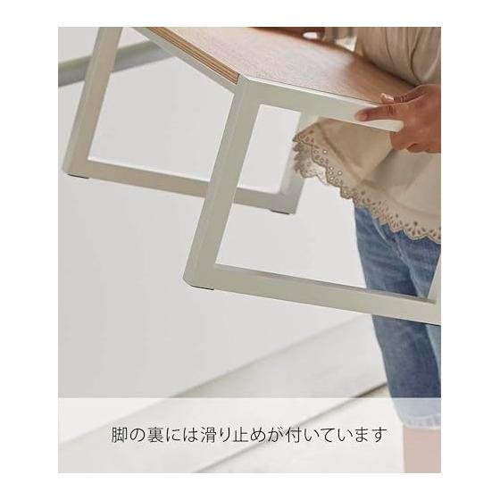 Yamazaki Jitsugyo 5158 Stepstool, White, Approx. W40XD28XH20cm, Tower Step Stand, For Children and Adults, Stool