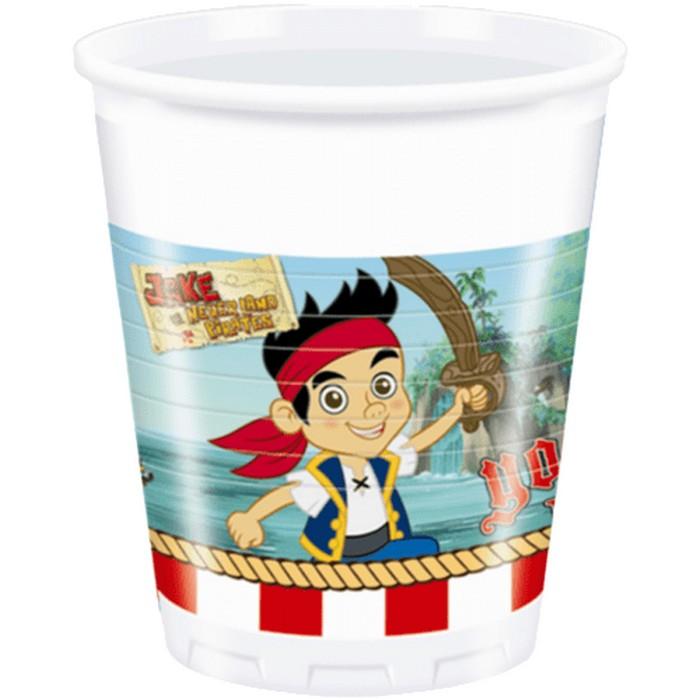 Jake And The Never Land Pirates Plastic Party Cup (Pack of 8)