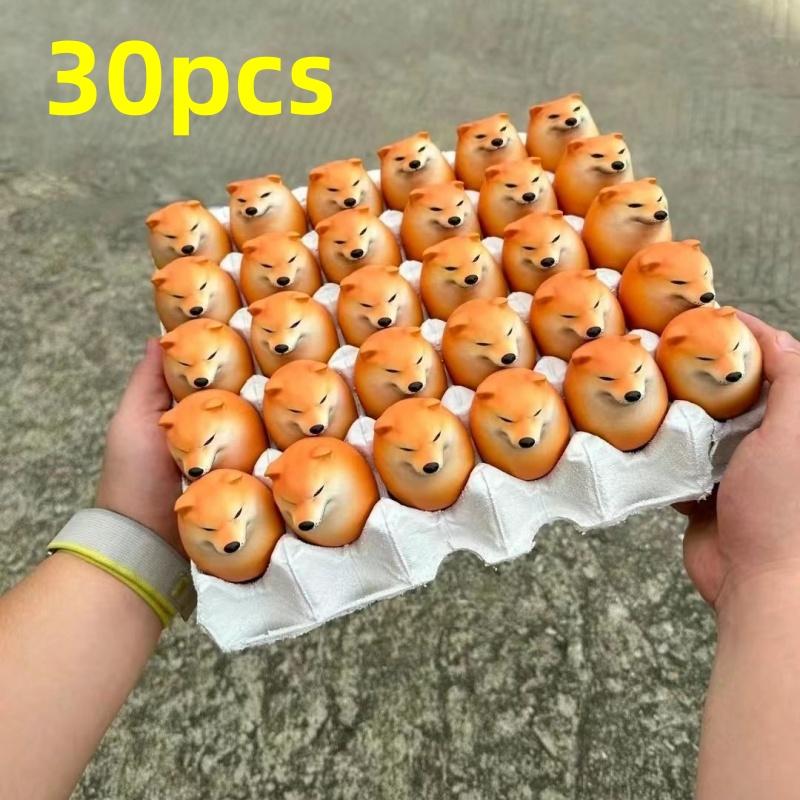 Dog Squeeze Egg Toy Shiba Inu Egg Slow Rebound, Silly Shiba Inu Toy Stress Relief - Fun Stress-Relief Toy