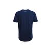 Under Armour Project Rock The Grind Letter Print American Vintage Crew Neck T-Shirt Men Tops College-Blue 1370479-408