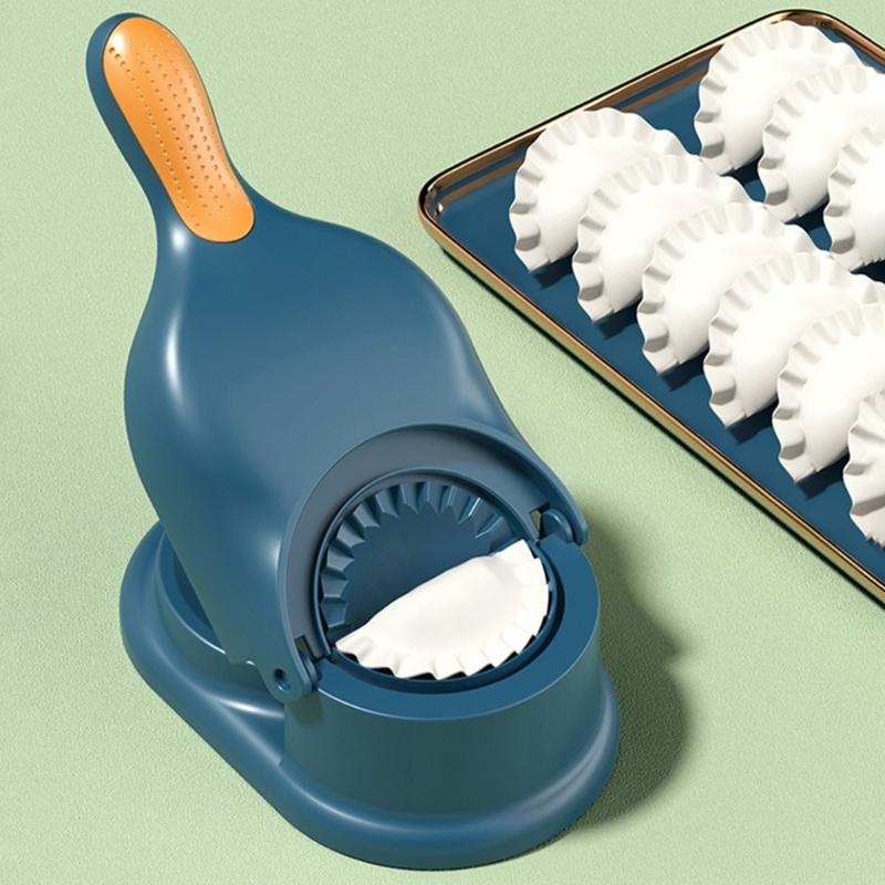 Portable Manual Dumpling Press Molds 2 In 1 Dumpling Maker Ravioli Maker Press Dumpling Making Tool for Dumpling Wrapper