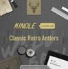 2024 Kindle Paperwhite6543 Protective Case with Deer Head and Ram Horn Pattern