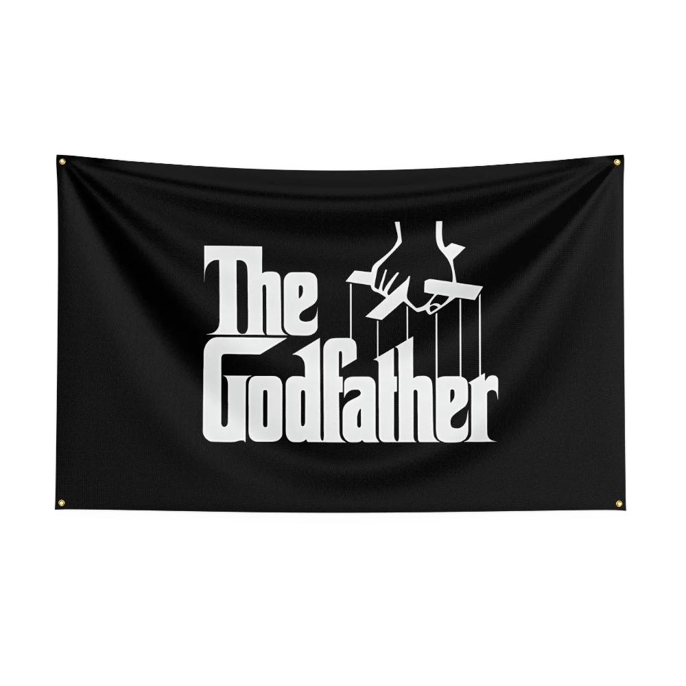 3x5 Ft Tthe godfathers Plays Flag Classic Movie Flag Wall Hanging Banner Decor Movie Poster