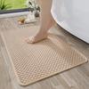 Non-Slip Bathroom Mat Quick Dry Absorbent Bath Mat with Rubber Backing Thin Bathroom Rug for Under Door Floor Bathtub Shower Use
