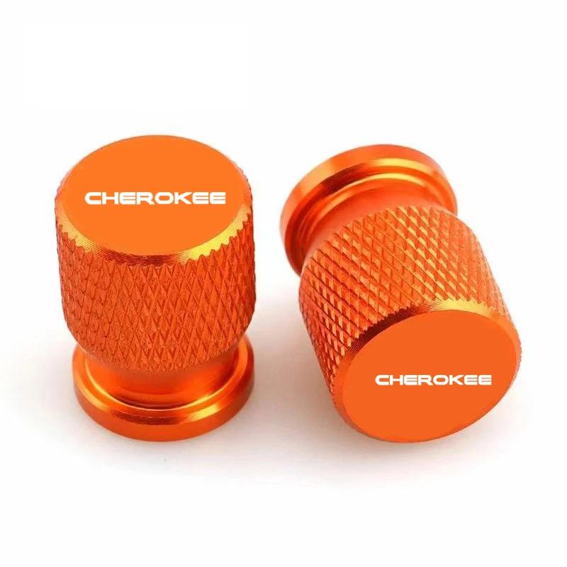 For Jeep Cherokee WK WK2 WJ WG KL Accessories 4pcs Car Wheel Tire Valve Caps Tyre Stem Covers Airdust Waterproof