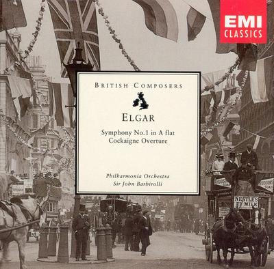 CD SIR EDWARD ELGAR, PHILHARMONIA ORCH - Symphony No.1 In A Flat; Cockaigne  CDM7645112 EMI Classics 1993 Japan Classical Used