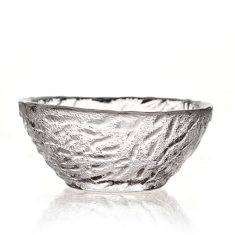 Japanese Hammer Grain Glass Tea Cup Crystal Transparent Cup Kung Fu Tea Set Home Owner Small Tea Cup Tea Bowl G