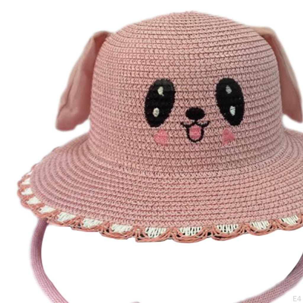 Baby Caps Bunny Hat Fishing Outdoor Portable Cartoon Beach Panama Cap Ears Accessories