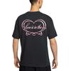 Nike Sportswear T Shirts Men's Black Crew Neck Moderate IH1170-010