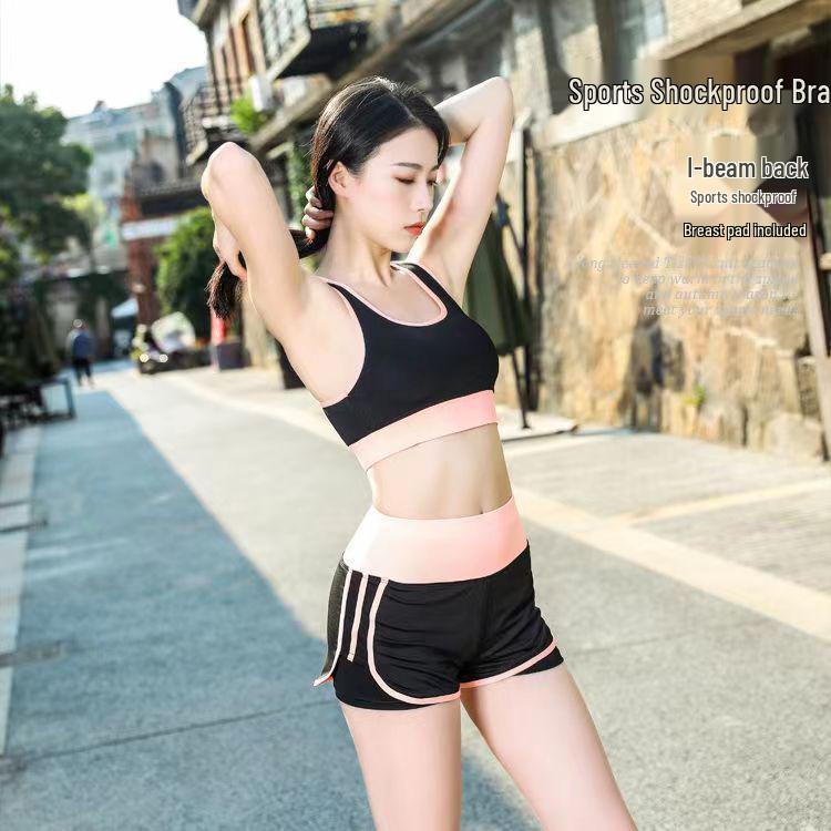 

Жіночий спортивний костюм для йоги та бігу з швидким висиханням - Літній/Осінній комплект 3XL fits 143-158 lbs