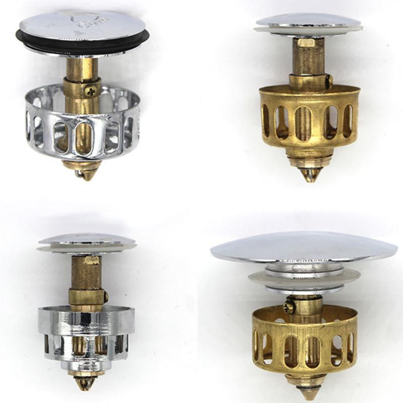 Replacement Bathtub Drain Parts Brass Spring Parts with Filter Screen Chrome Basin Pop up Corver Drain Accessories Parts