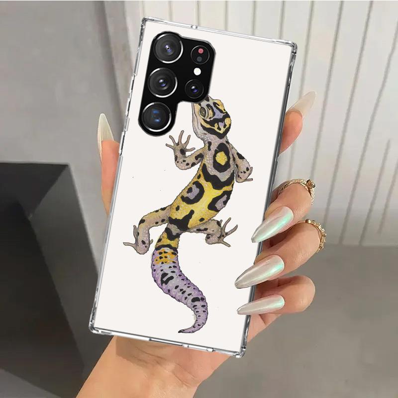Lizards Geckos Phone Case for Samsung Galaxy S26 S24 S23 Ultra S25 Edge S22 S21 Plus S20 FE + Soft Print Shell Funda Galaxy S25