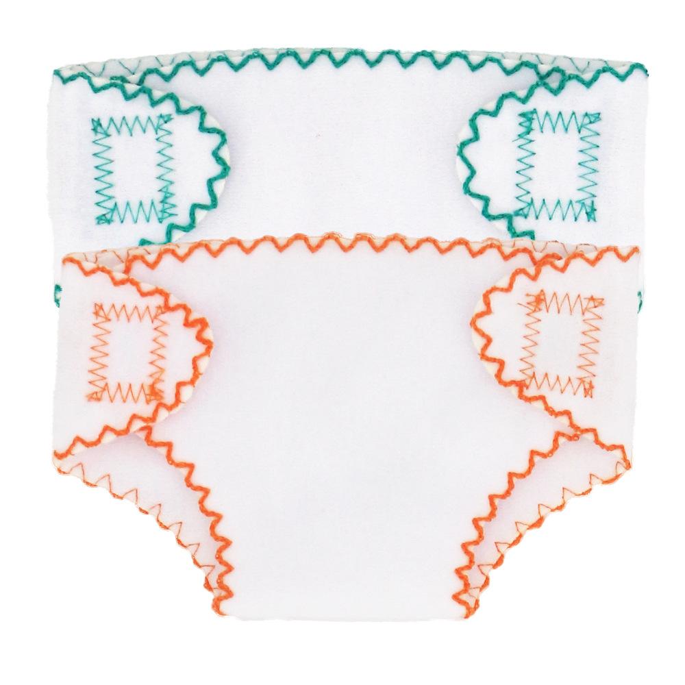 

2 шт. Кукольные подгузники Кукольное нижнее белье для 14-18-дюймовых кукол и других подобных кукол 43 см Baby Born Кукольное нижнее белье Кукольные слюнявчики