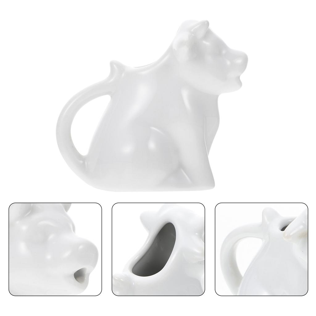Ceramic Milk Jug Practical Cup Sauce Coffee Buttercream Espresso Kitchen Supply Frothing Creamer Animal Shaped