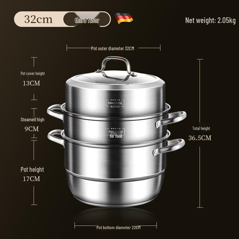 Boyiduo Stainless Steel Steamer Pot