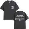 My Intrusive Thoughts Sound Like Tour Print T-Shirt Men Women Pop Music Fashion Oversized Cotton Y2K T-shirt