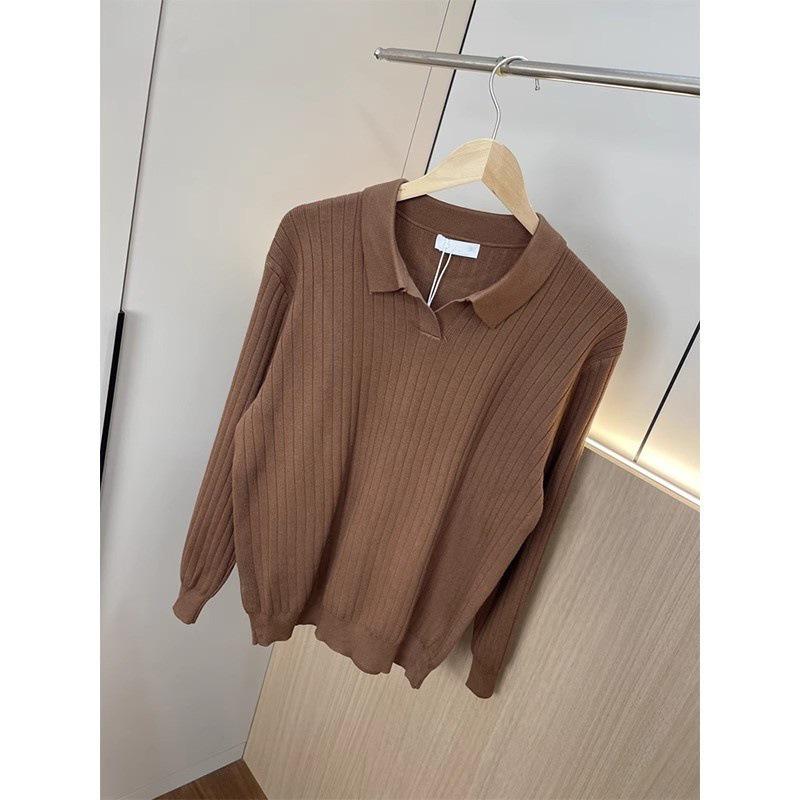 

Men s Lapel Knit Sweater: 2025 Autumn Collection - Simple, Versatile, Casual Long Sleeve Top 3XL