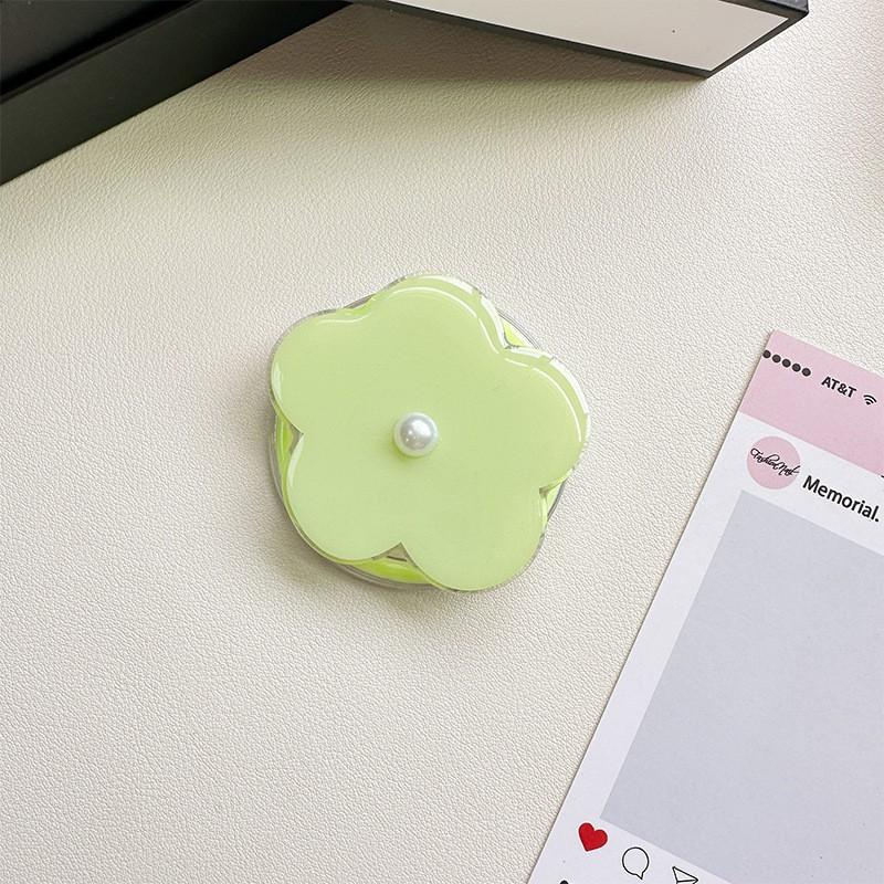 

Cross Border Pearl Flower Mobile Phone Airbag Bracket Magnetic Suction Magsafe Stable Telescopic Desktop Support