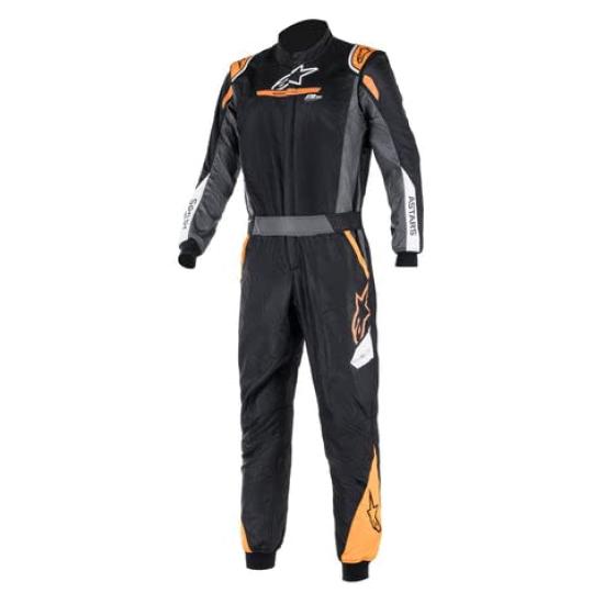 Alpinestars ATOM SUIT GRAP Racing Size 50 Suit, Black/Ant/Orange/Floral, (Product Code 3352522-1056-50)