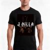 J Dilla T-Shirt Sommer Lässig Baumwoll-T-Shirt Oversize Streetwear Oberteile Vintage Grafikdruck Lockere Passform Kurze Ärmel 100% Baumwolle