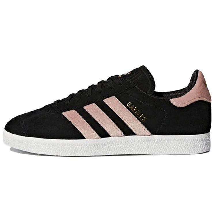 Adidas Gazelle Black Raw Pink Women Sneakers Core-Black Golden-Foil DB0164