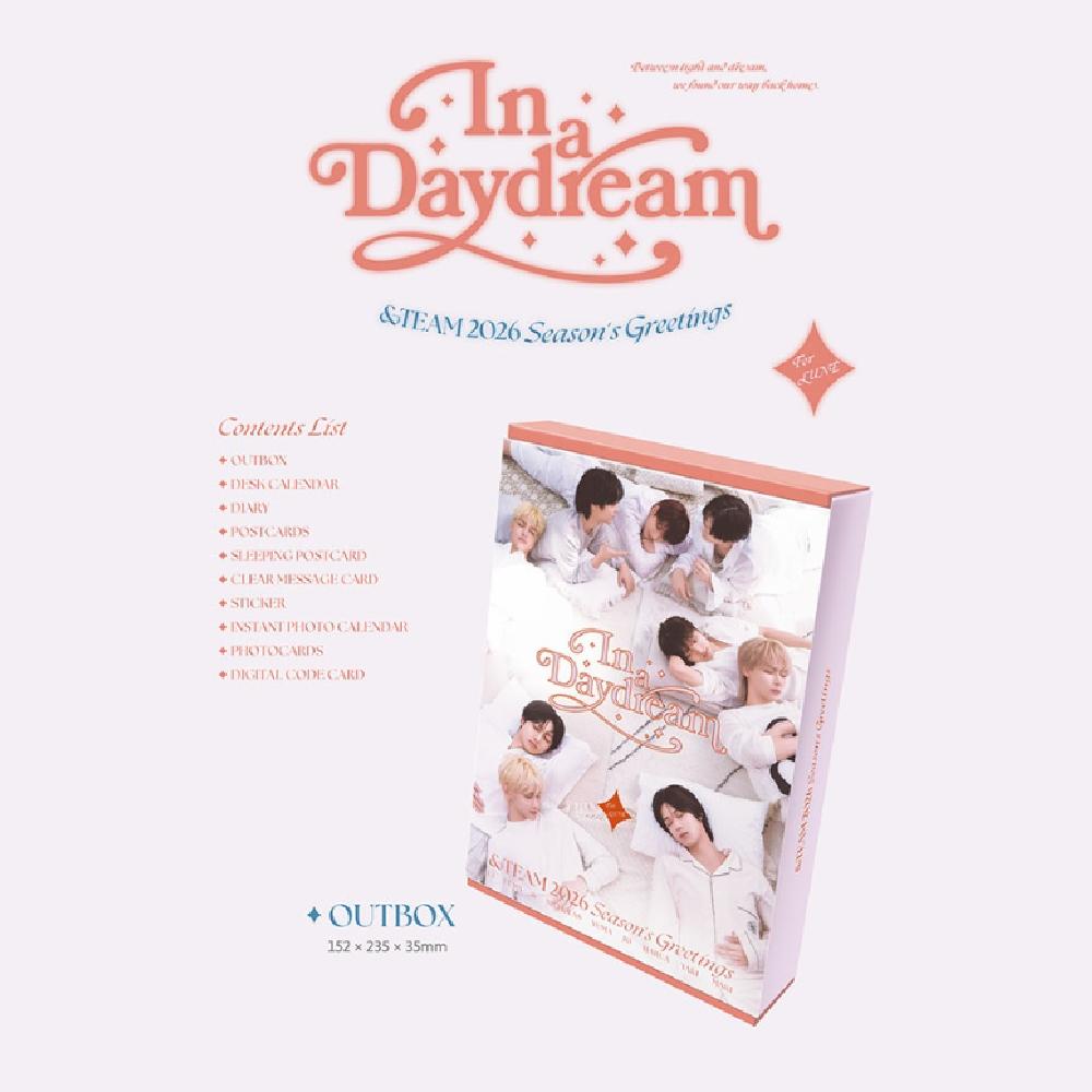 Pre-order &TEAM 2026 Season's Greetings In a Daydream & Weverse POB