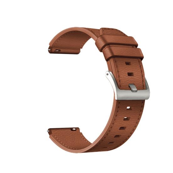 Watch Band Soft Replacement 22mm Faux Leather Watchband Strap Bracelet for Huawei GT/GT2