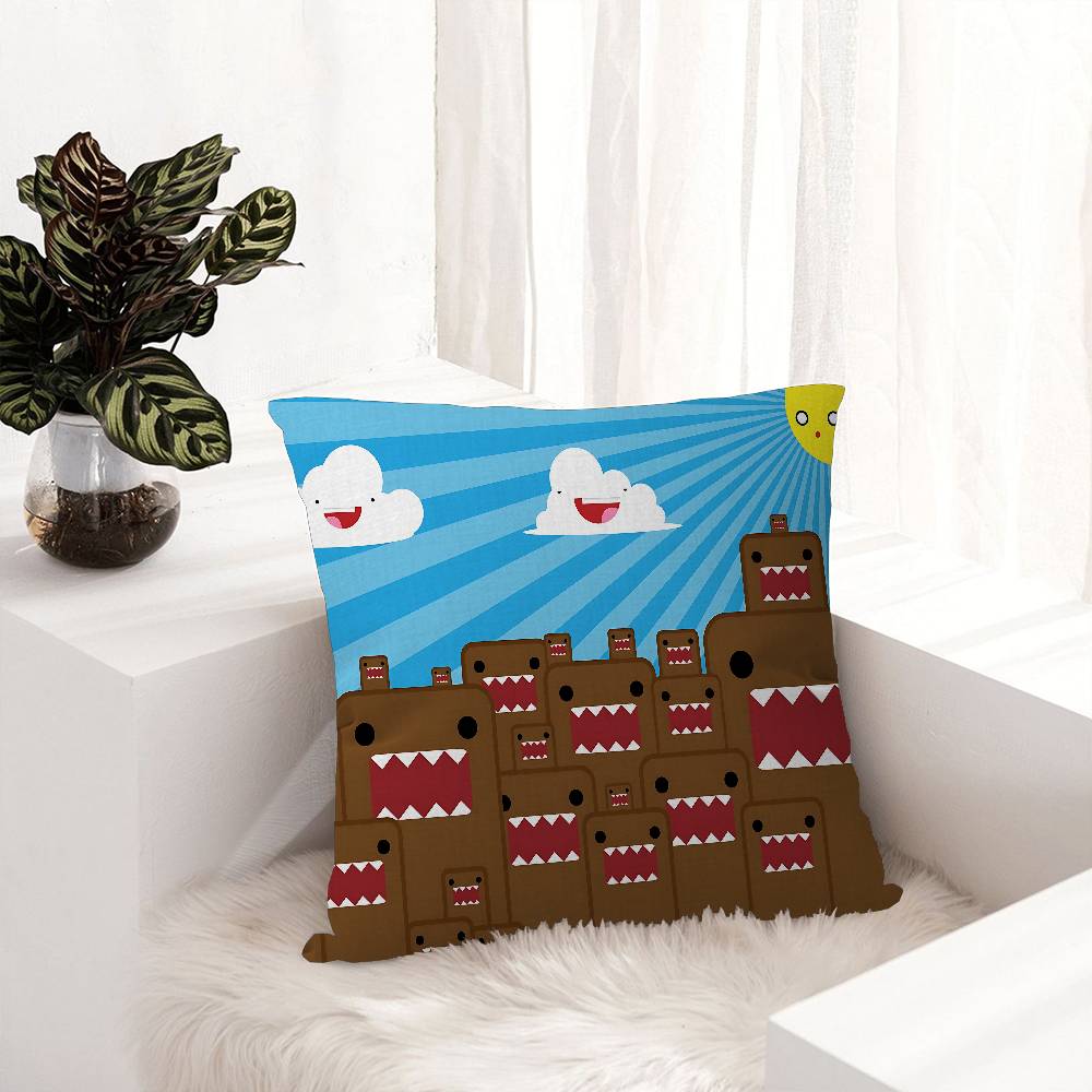 Cartoon D-Domo K-Kun Pillow Gift Home Office Decoration Bedroom Sofa Car Cushion Cover Case 45x45 30x30cm