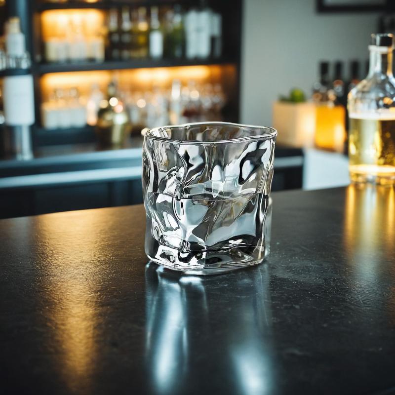 200ML coreeană Creative Ins sticlă răsucită ceașcă suc băutură ceașcă de cafea ceașcă cu model ondulat sticla colorată sticlă lucrată manual pentru băuturi